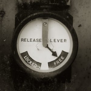Release Lever moved from Locked position to Free position